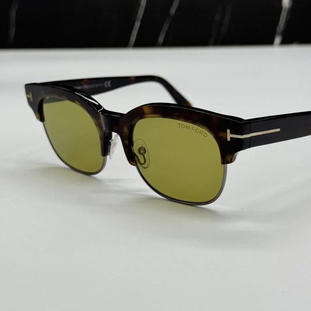 NEW TOM FORD HARRY-02 TF597 52N HAVANA UNISEX SUNGLASSES TOM FORD FT0597 52N